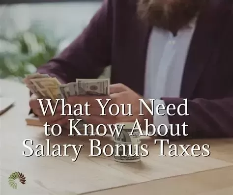 Bonus Tax Surprises: What You Need to Know